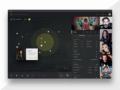 Role game concept II cam dark game online player role ui