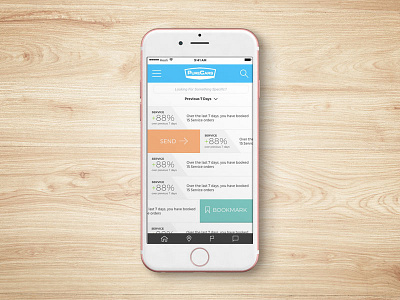 Car Dealer CRM information architecture mobile app ux design