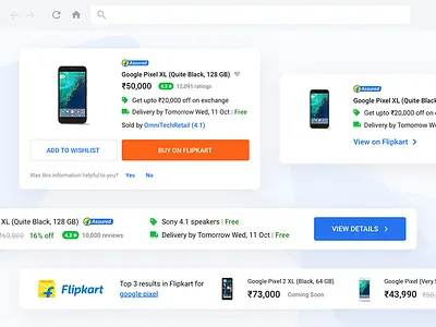 Flipkart Shopping Buddy assistant browser buddy cards chrome ecommerce extension flipkart modules shopping ui widgets