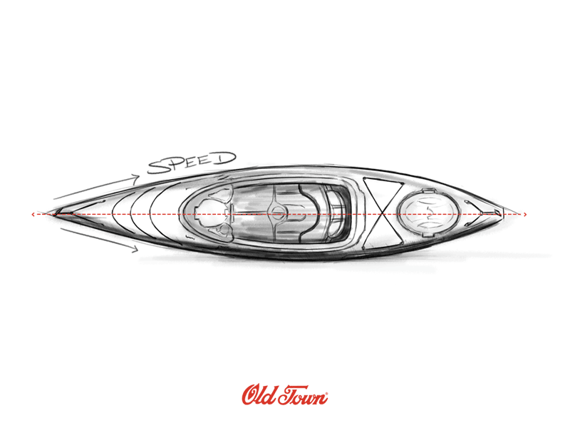Old Town Sketches 2018 adventure buying canoe guide illustration kayak old outdoors site sketches town