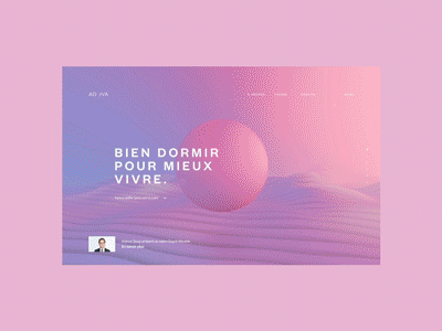 Adova ambient daylight experience gradient interactive light moonlight natural sunlight ui