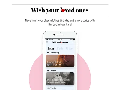 A simple events app app download events mobile sketch