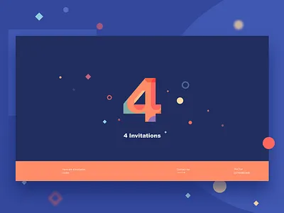 4 invitations 4 invitations