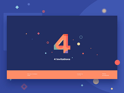 4 invitations 4 invitations