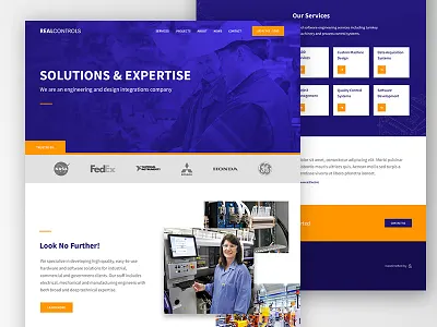Real Controls ui web design