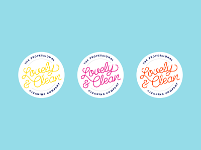 Lovely And Clean Badges branding logo