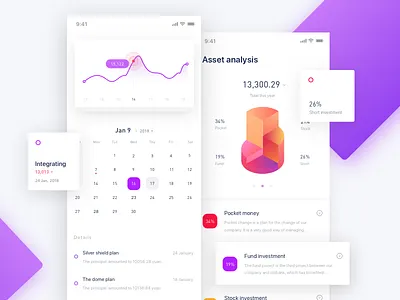 Daily UI --01 bank card data finance iphonex mobile statistics ui ux