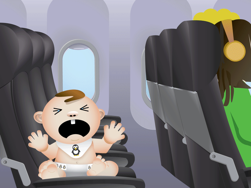 Waaaaaaaaaaahh!!!!! baby crying illustration