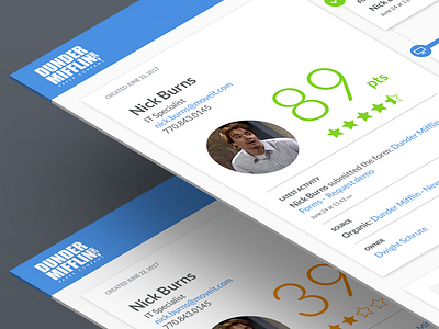 Marketing Automation Mockup interface marketing automation ui