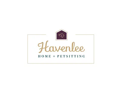 Pet Sitting Logo Design brand branding custom design dog home lettering logo logo design pets