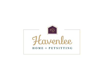 Pet Sitting Logo Design brand branding custom design dog home lettering logo logo design pets
