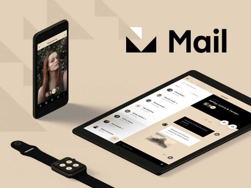 Example of Meet MAIL — A UI Kit by InVision
