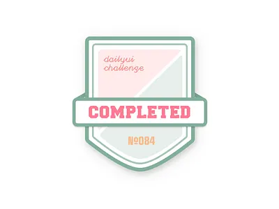 Daily UI #084 - Badge 084 badge daily ui
