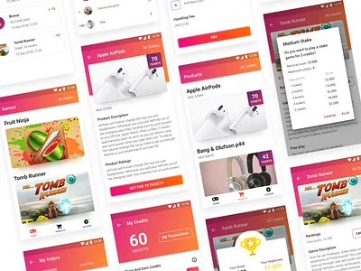 Game platfom credits earning gaming platform play products