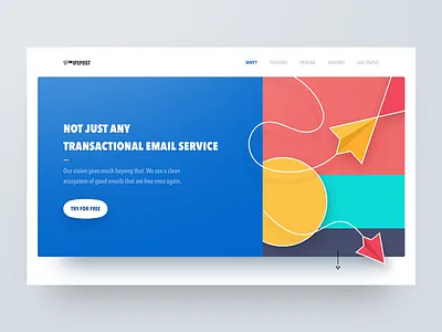 Pipepost bootstrap layout minimal motion portfolio simple typography web design webdesign website