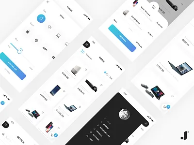 Shopping UI/UX app electricals icon ios iphone mobile shopping sketch ui ux