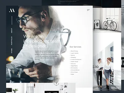 Meansync Digital agency case danish digital gray minimal minimalism norway promo store white