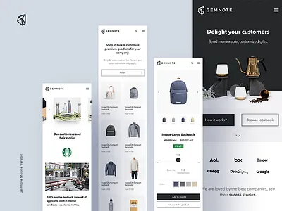 Mobilegem black and white brand brand book gems gifts guidelines logo