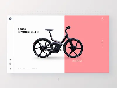 Bike Store bike clean design landing landingpage minimal page product responsive ui ux web website