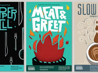 Good Co. Poster Series branding design illustration logo texture typography
