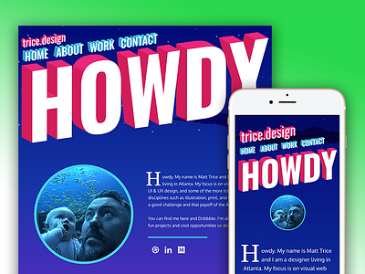 Portfolio Redesign foundation giant squid howdy illustration nature ocean personal portfolio portfolio redesign redesign svg zurb