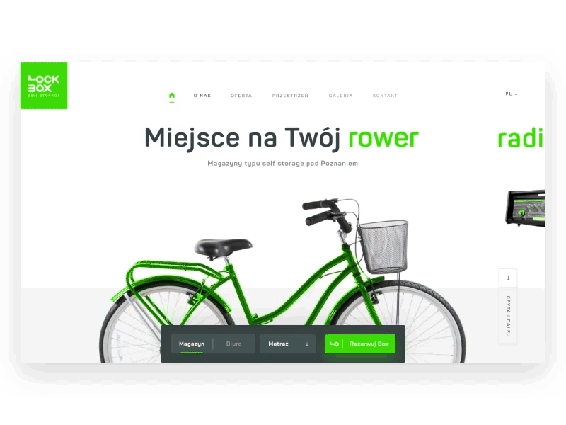 Lockbox Website after effects animation landing page layout ui web website www