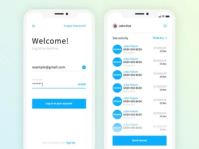 Money Transaction bank banking in log money number online register send sign transfer up