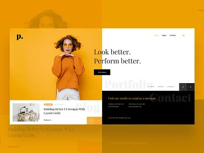 P.studio Demo creative portfolio ui webdesign website