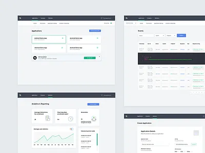 API Security Platform api dashboard design platform saas startup ui ux
