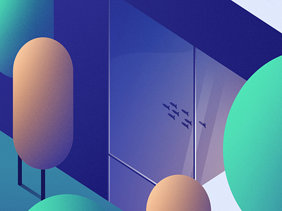 aquarium. affinity aquarium designer gradient iso isometry minimal