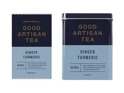 Good Artisan Tea bag beverage branding can drink packaging pouch skpackaging18 tea tin wrapper
