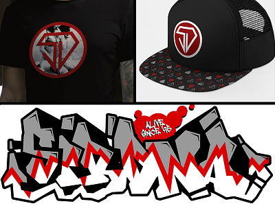 Clothing Designs for "SiR.dNA" Clothing clothing design graffiti logo vector