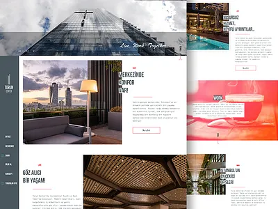 Torun Center | Homepage architecture building company design homepage project ui ux web design