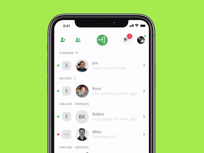 Switchboard Connect app chat communications ios iphone mobile sketch voice