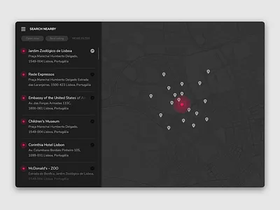 DailyUI #020 - Location Tracker 020 challange dailyui location tracker