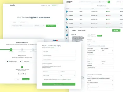 Supply And Manufacture Company Website business website listing site manufacture design supply and manufacture transport website ux