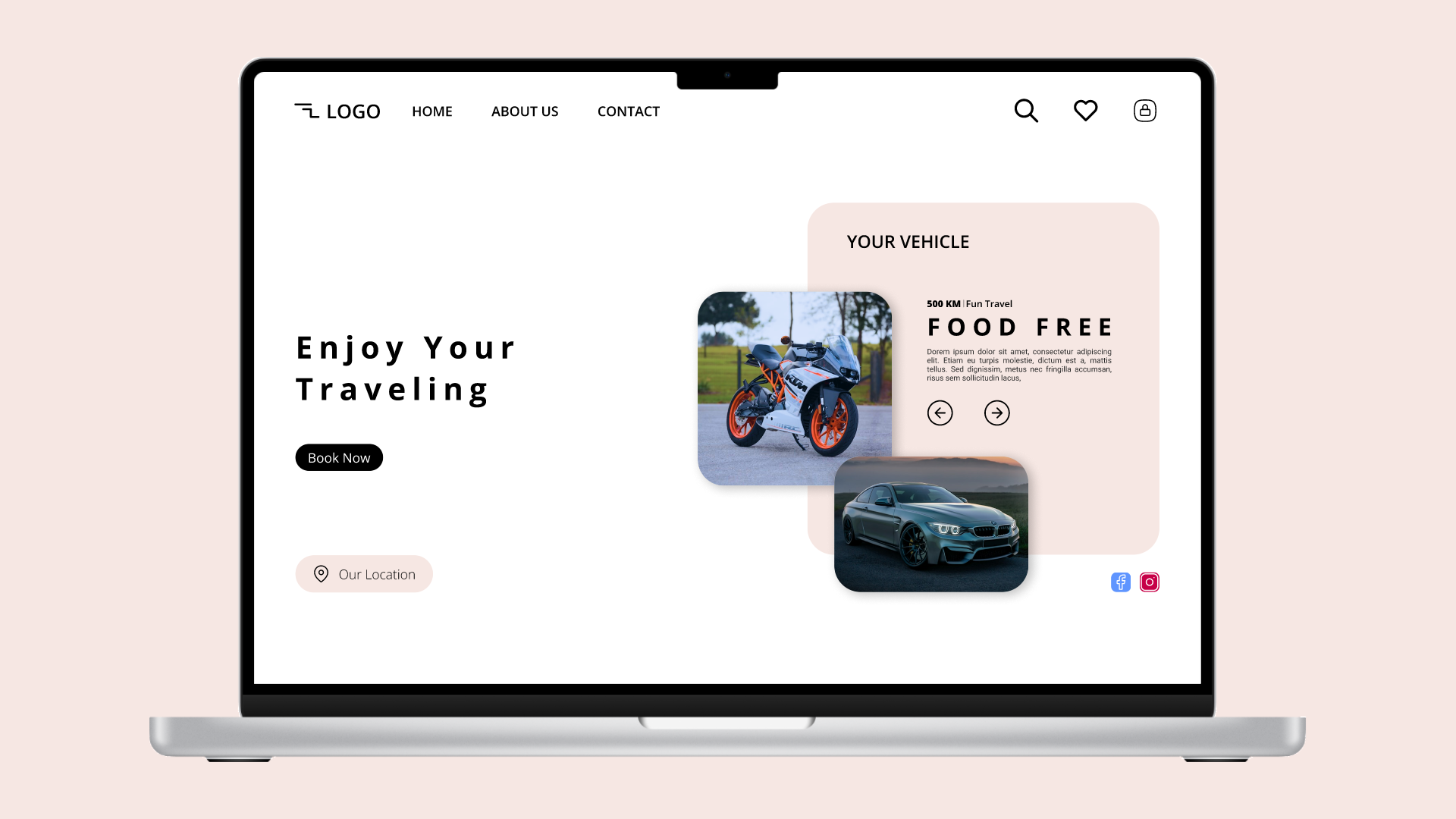 Travel Website Hero Section UI branding graphic design herosection minimaldesign travelwebsite ui uiux uiuxdesign userexperience webdesign