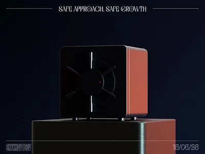 Crypto Safe - Animation 3d bitcoin brand crypto design graphic design logo safe