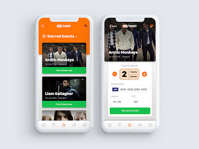 Daily UI #002 - Credit Card Checkout app credit card dailyui dailyui002 events iphone x tickets ui ux