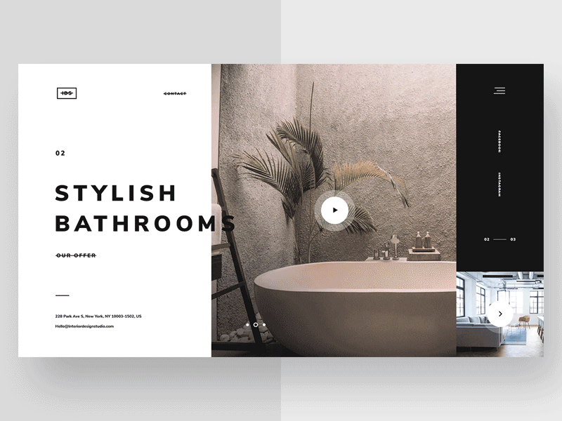 #2 Shots for Practice animation homepage interior desgin slider transition ui ux website welcome