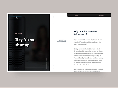 Daily UI #051 - Press Page 51 blog clean dailyui minimal page press ui website