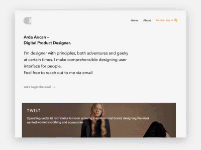 New portfolio online! animapp case study portfolio self showcase site web website works