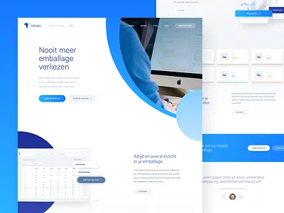 Tellape Website app design homepage interface marketing onepage ui website