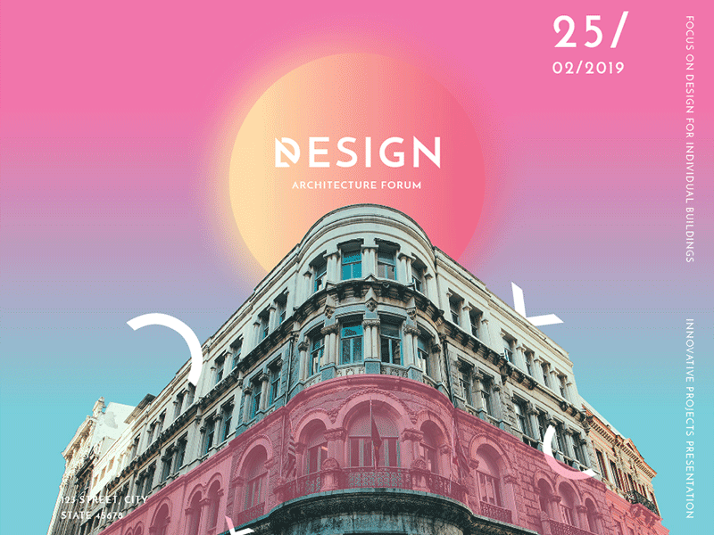 Architecture Forum | Modern and Creative Templates Suite banner editable flyer poster print promo social media