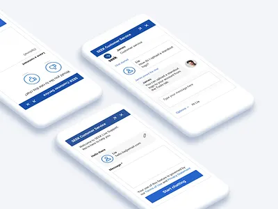 Live Chat Redesign live chat mobile mobile interface seek design ui ui design