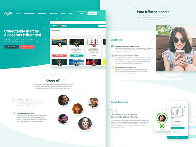 Inflr Landingpage app brand branding desktop interface landingpage mobile responsive ui usability ux website