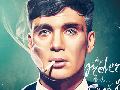 Thomas Shelby - Peaky Blinders digital art digital painting illustration peaky blinders portrait thomas shelby