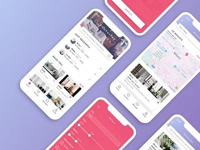 FlatForYou - App app iphonex colors filters gradient map search ui