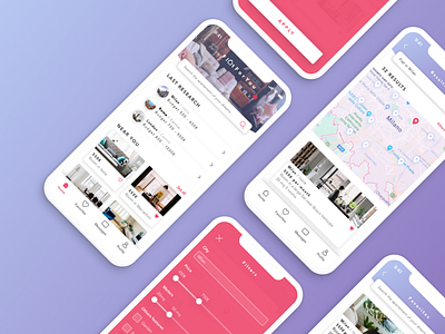 FlatForYou - App app iphonex colors filters gradient map search ui