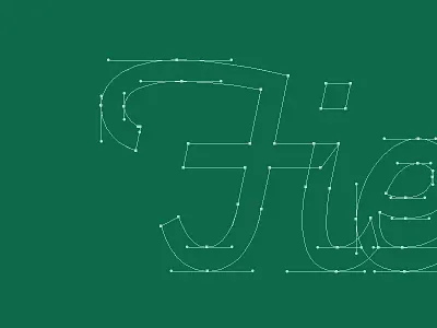 Fieldwork Progress bezier fieldwork focus lab hand lettering logo logotype script typography